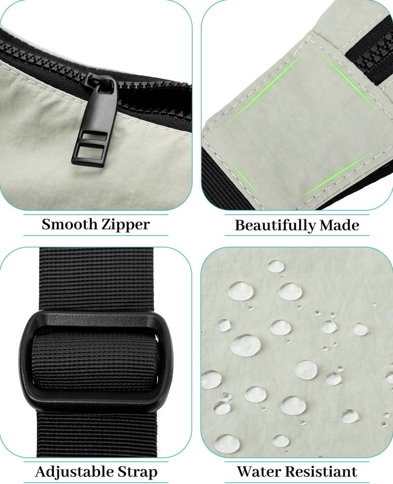 Iioscre Medium Crossbody Crescent Bag for Women Men Trendy, Nylon Crossbody Hobo Bag with Adjustable Strap and Inner Pockets. - Image 5